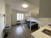 Pronájem bytu 1+KK, 27,1m2, zařízen, Petrohradská, Praha 10 Vršovice