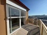 Pronájem novostavby bytu 2kk 32m2 s terasou 7m2, Petrohradská ul., Praha 10
